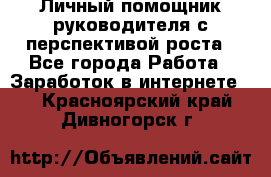 Личный помощник руководителя с перспективой роста - Все города Работа » Заработок в интернете   . Красноярский край,Дивногорск г.